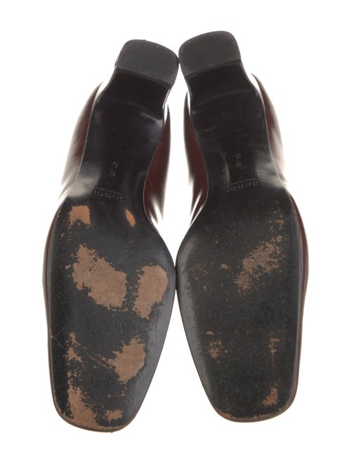 Gucci Horsebit Accent Leather Pumps