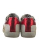 Gucci Web Accent Leather Sneakers