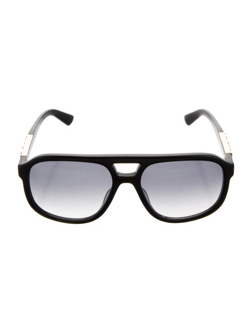 Gucci Double G Logo Oversize Sunglasses