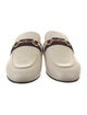 Gucci Web Accent Leather Mules