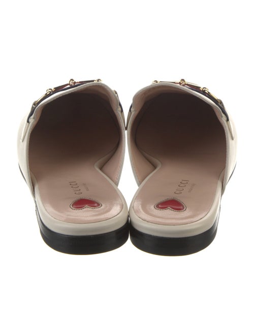 Gucci Web Accent Leather Mules