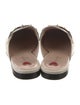 Gucci Web Accent Leather Mules