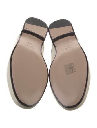 Gucci Web Accent Leather Mules