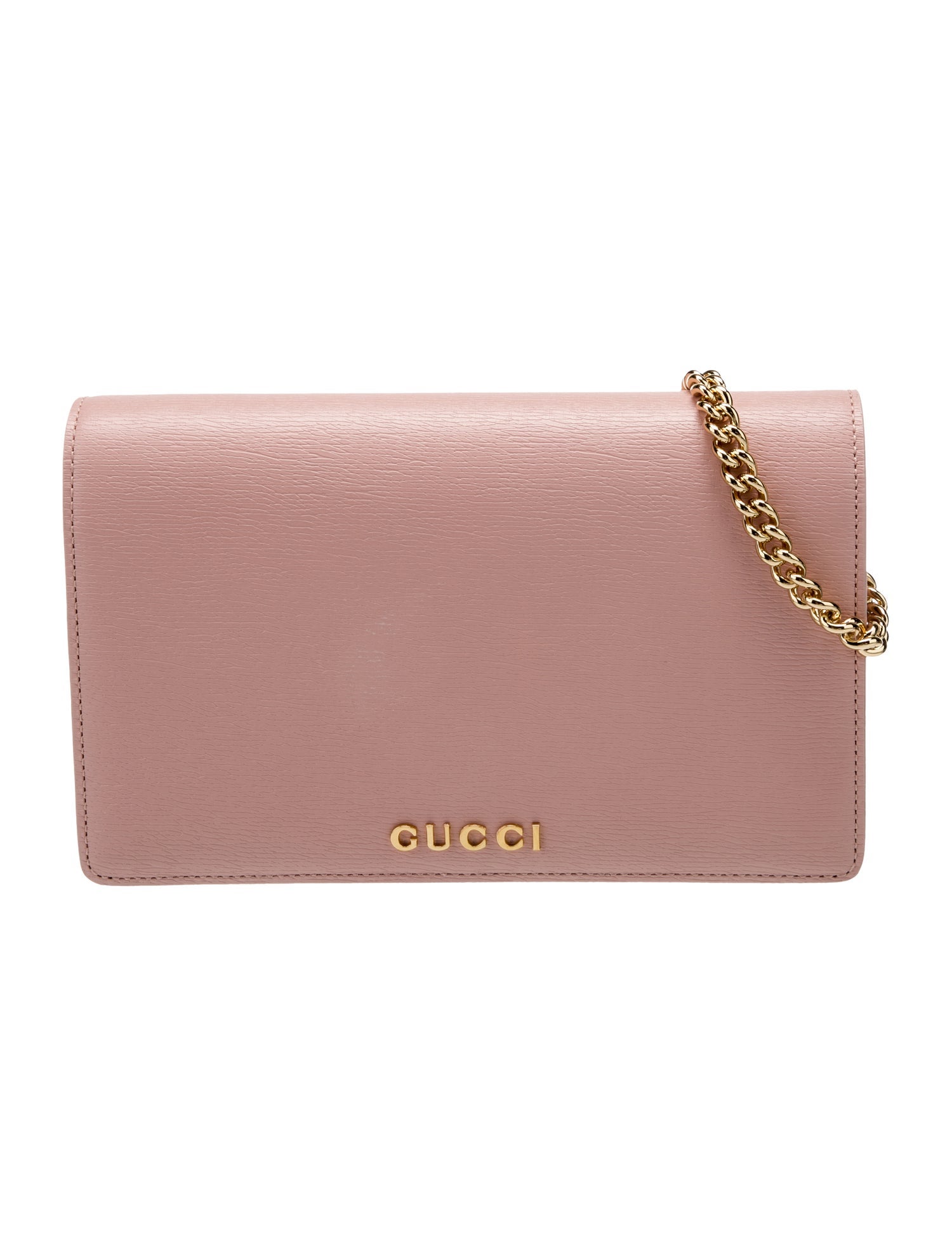 Gucci Interlocking G Script Wallet on Chain w/ Tags