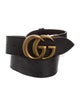 Gucci Running GG Logo Leather Waist Belt