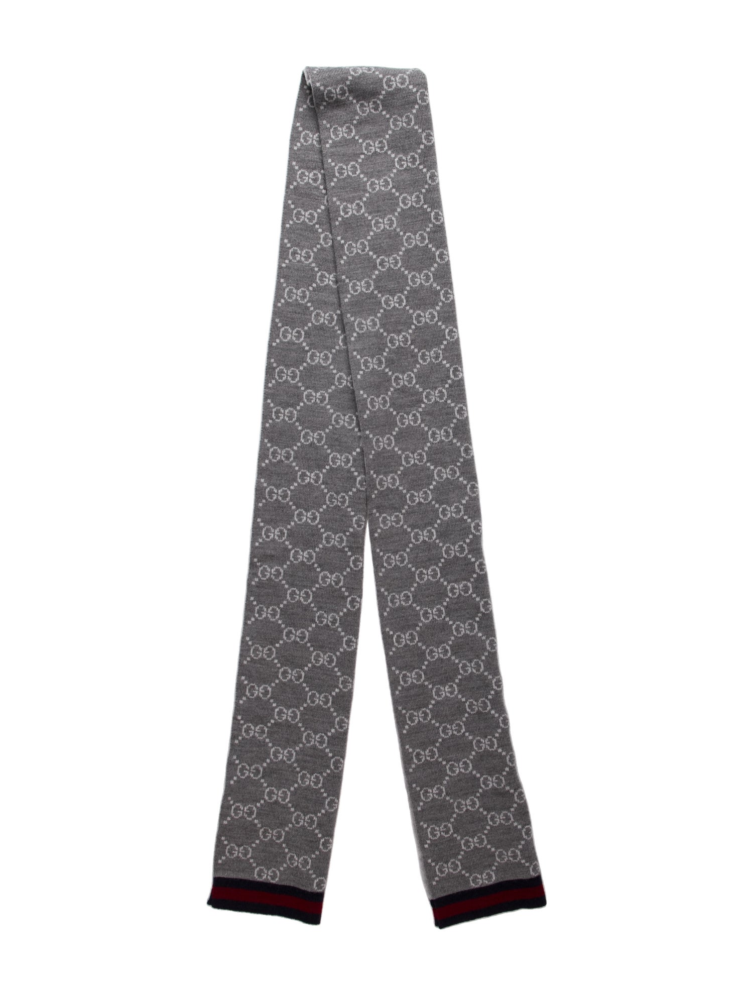 Gucci Wool GG Logo Scarf
