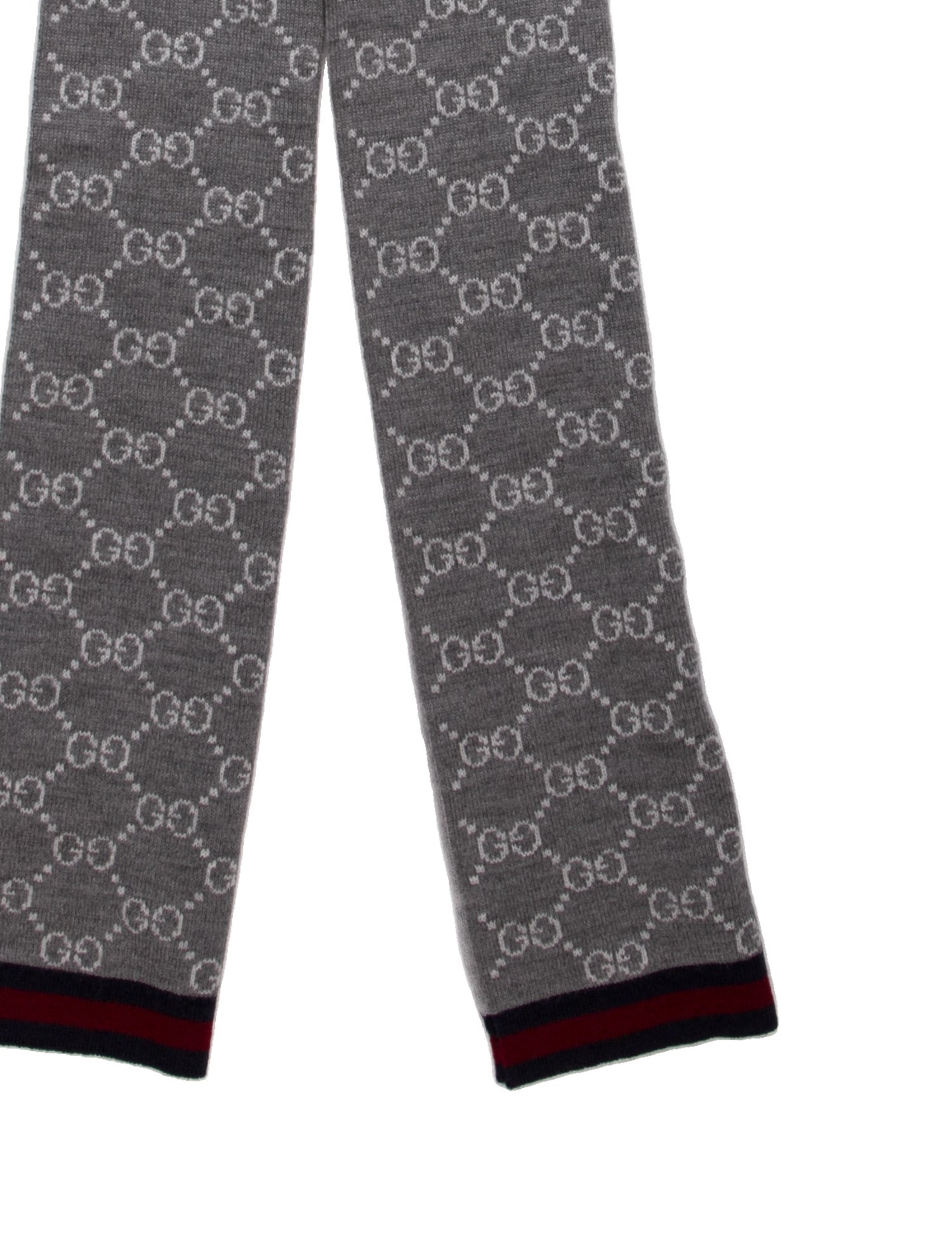 Gucci Wool GG Logo Scarf