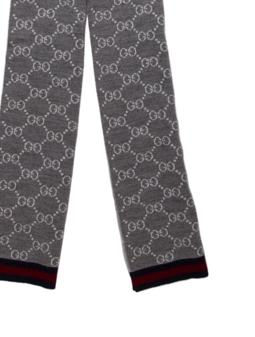 Gucci Wool GG Logo Scarf