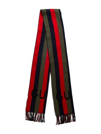 Gucci Wool Striped Scarf
