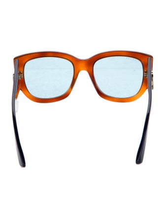 Gucci Interlocking G Logo Square Sunglasses