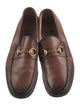 Gucci Horsebit Accent Leather Dress Loafers