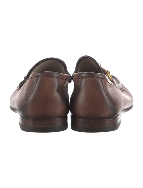 Gucci Horsebit Accent Leather Dress Loafers