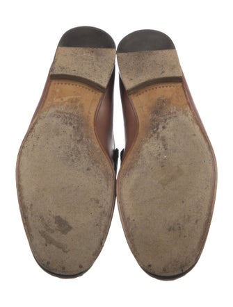 Gucci Horsebit Accent Leather Dress Loafers