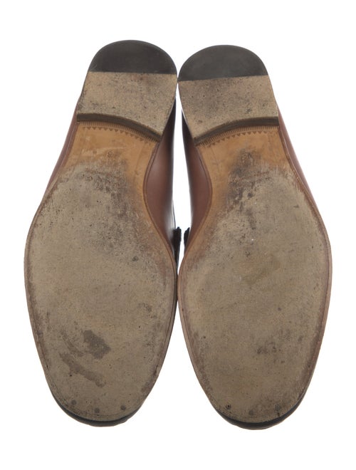 Gucci Horsebit Accent Leather Dress Loafers