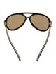 Gucci Sylvie Web Accent Aviator Sunglasses