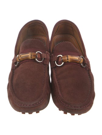 Gucci Horsebit Accent Suede Drivers