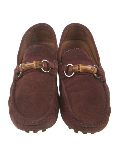 Gucci Horsebit Accent Suede Drivers