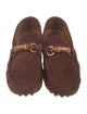 Gucci Horsebit Accent Suede Drivers
