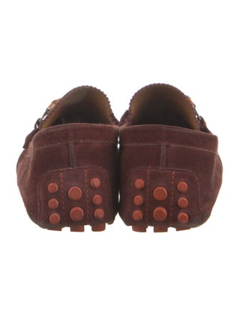 Gucci Horsebit Accent Suede Drivers