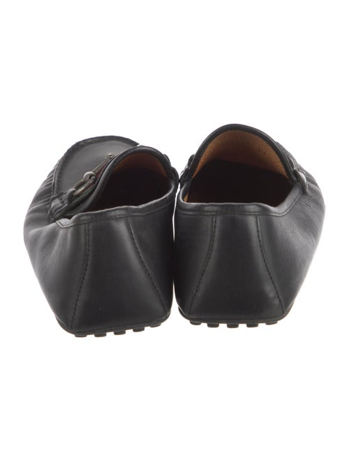 Gucci Web Accent Leather Drivers
