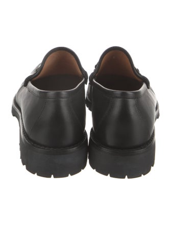 Gucci Horsebit Accent Leather Loafers