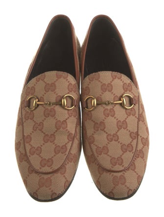 Gucci GG Canvas Canvas Loafers