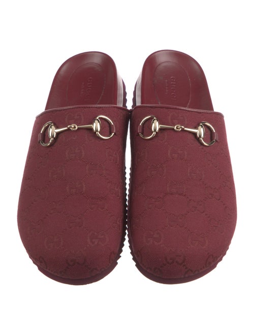 Gucci GG Canvas Canvas Mules