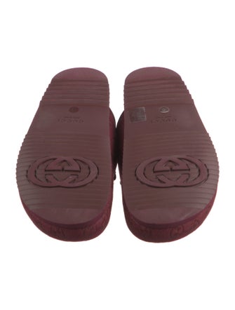 Gucci GG Canvas Canvas Mules