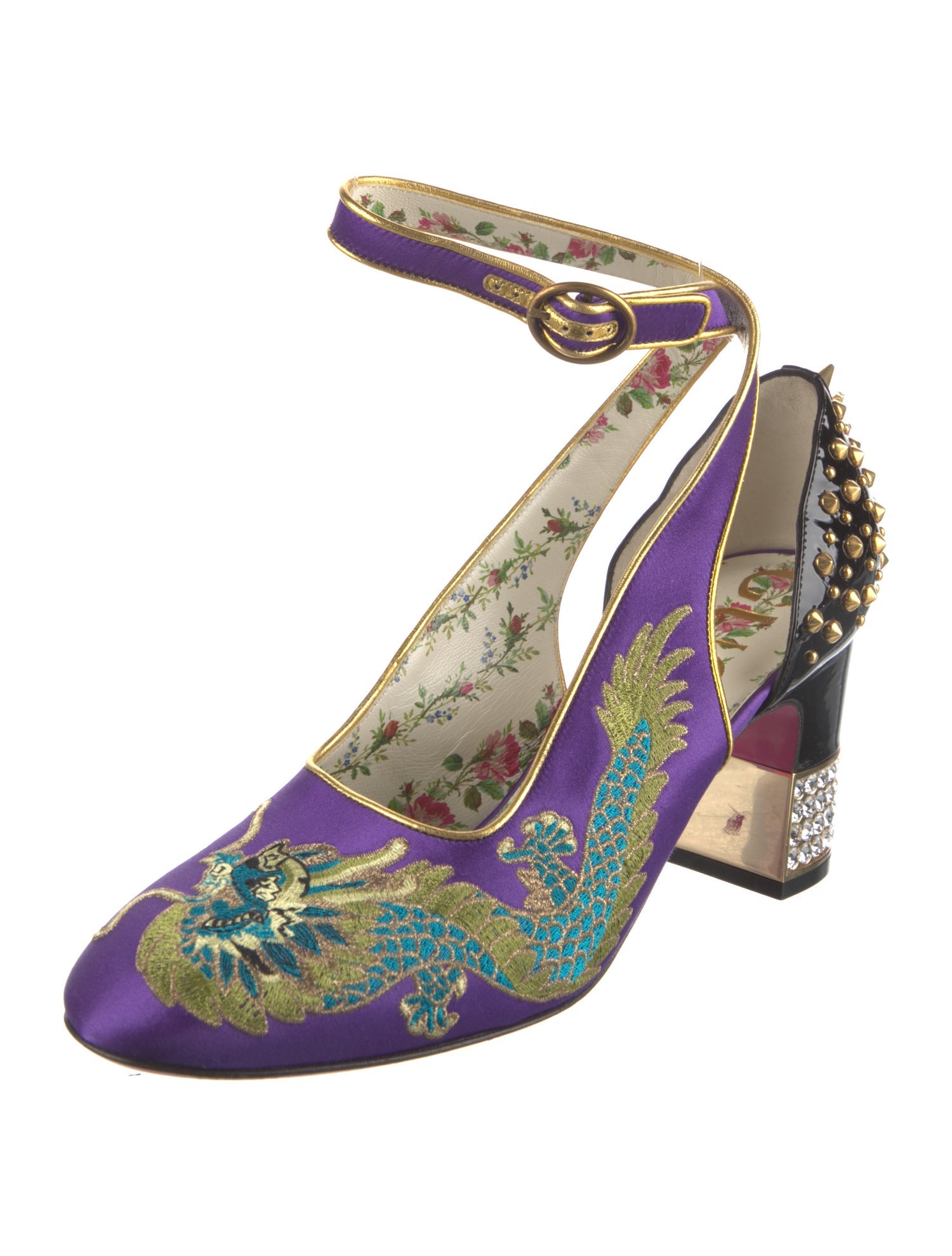 Gucci Vintage Dragon Accent Pumps