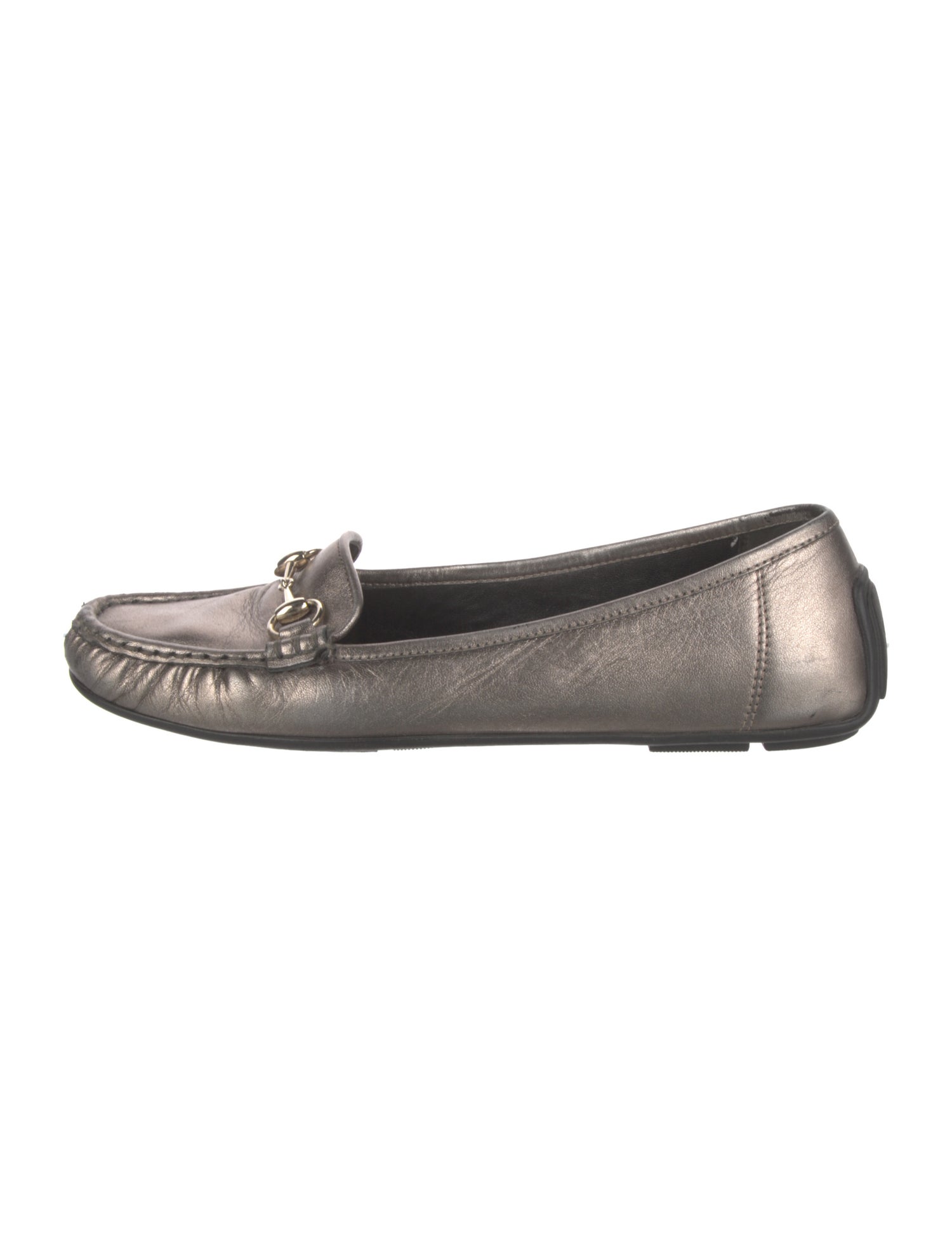 Gucci Horsebit Accent Leather Loafers