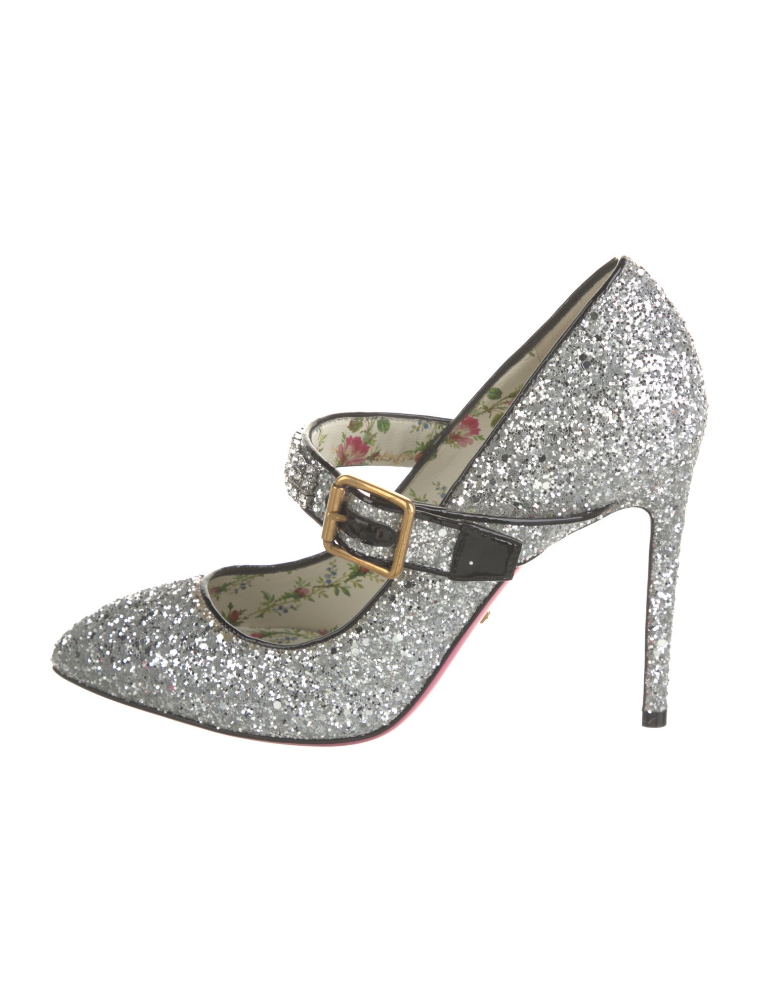 Gucci Glitter Glitter Accents Pumps