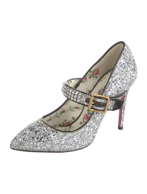 Gucci Glitter Glitter Accents Pumps