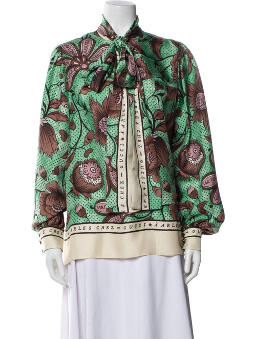 Gucci 2018 A Paris Chez Antoinette Poisson Blouse