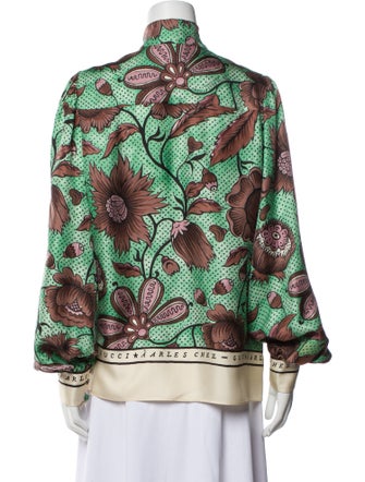 Gucci 2018 A Paris Chez Antoinette Poisson Blouse