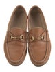 Gucci Horsebit Accent Leather Loafers