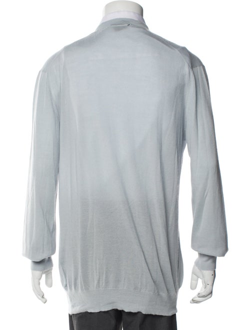 Gucci Cashmere V-Neck Polo Sweater