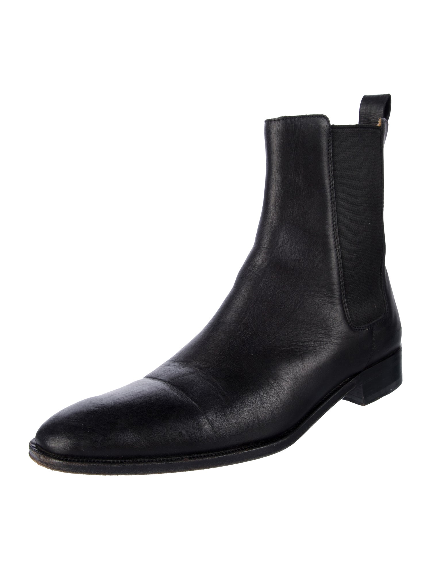 Gucci Vintage Leather Chelsea Boots