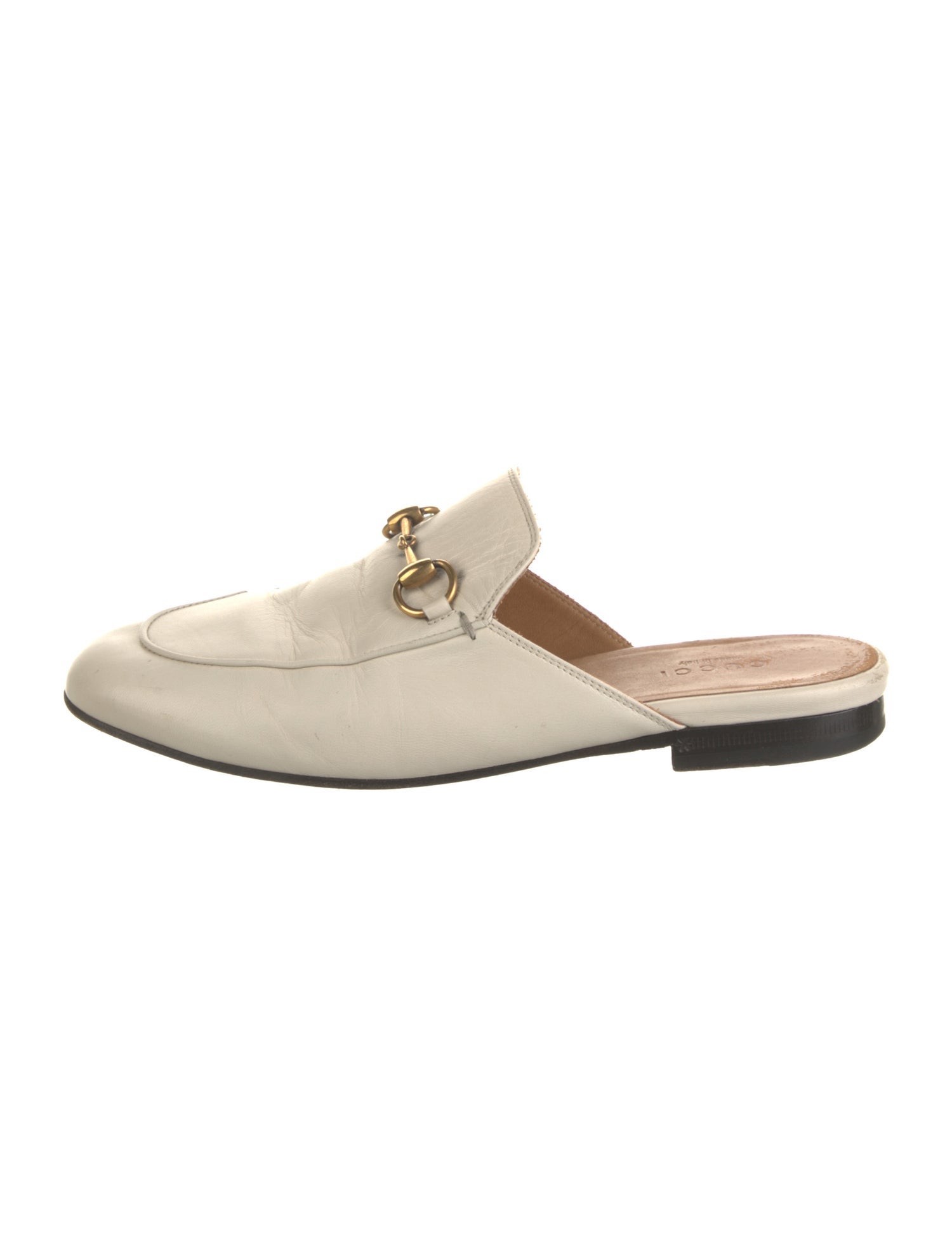 Gucci Horsebit Accent Leather Mules