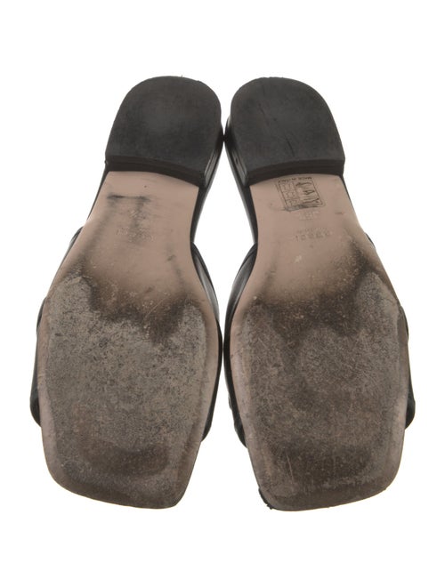 Gucci Horsebit Accent Leather Slides