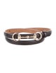 Gucci Horsebit Accent Skinny Belt