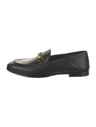 Gucci Horsebit Accent Leather Loafers