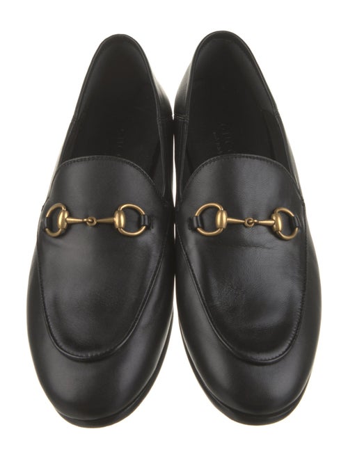 Gucci Horsebit Accent Leather Loafers