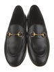 Gucci Horsebit Accent Leather Loafers