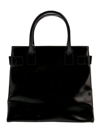 Gucci Patent Leather Top Handle Bag
