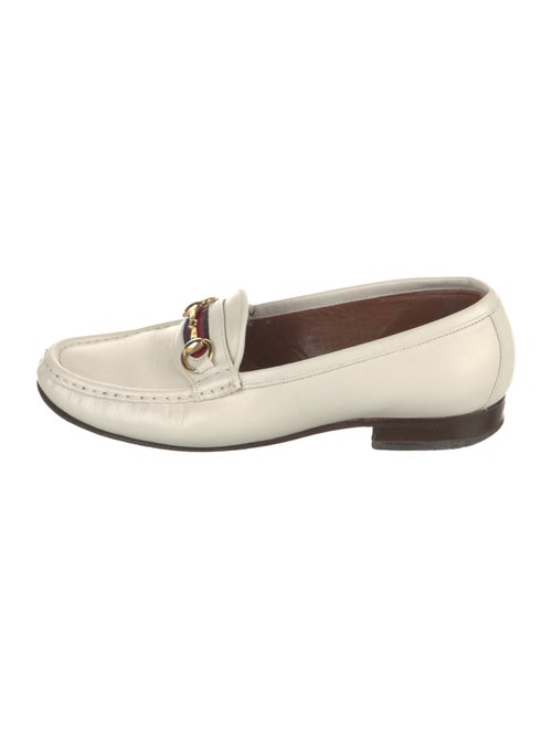 Gucci Horsebit Accent Leather Loafers