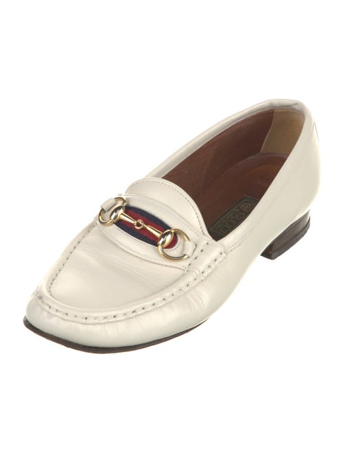Gucci Horsebit Accent Leather Loafers