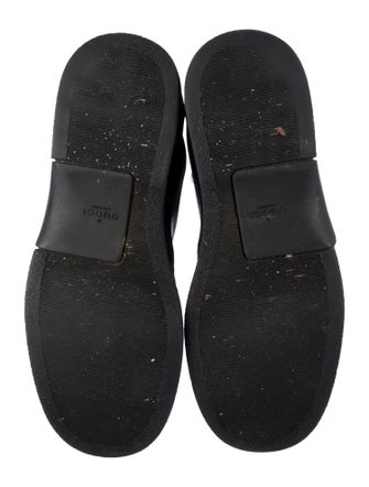 Gucci Leather Lace-Up Boots