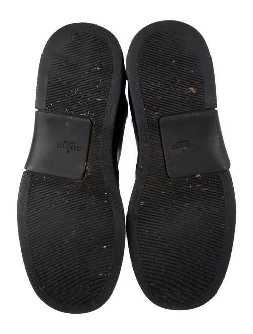 Gucci Leather Lace-Up Boots