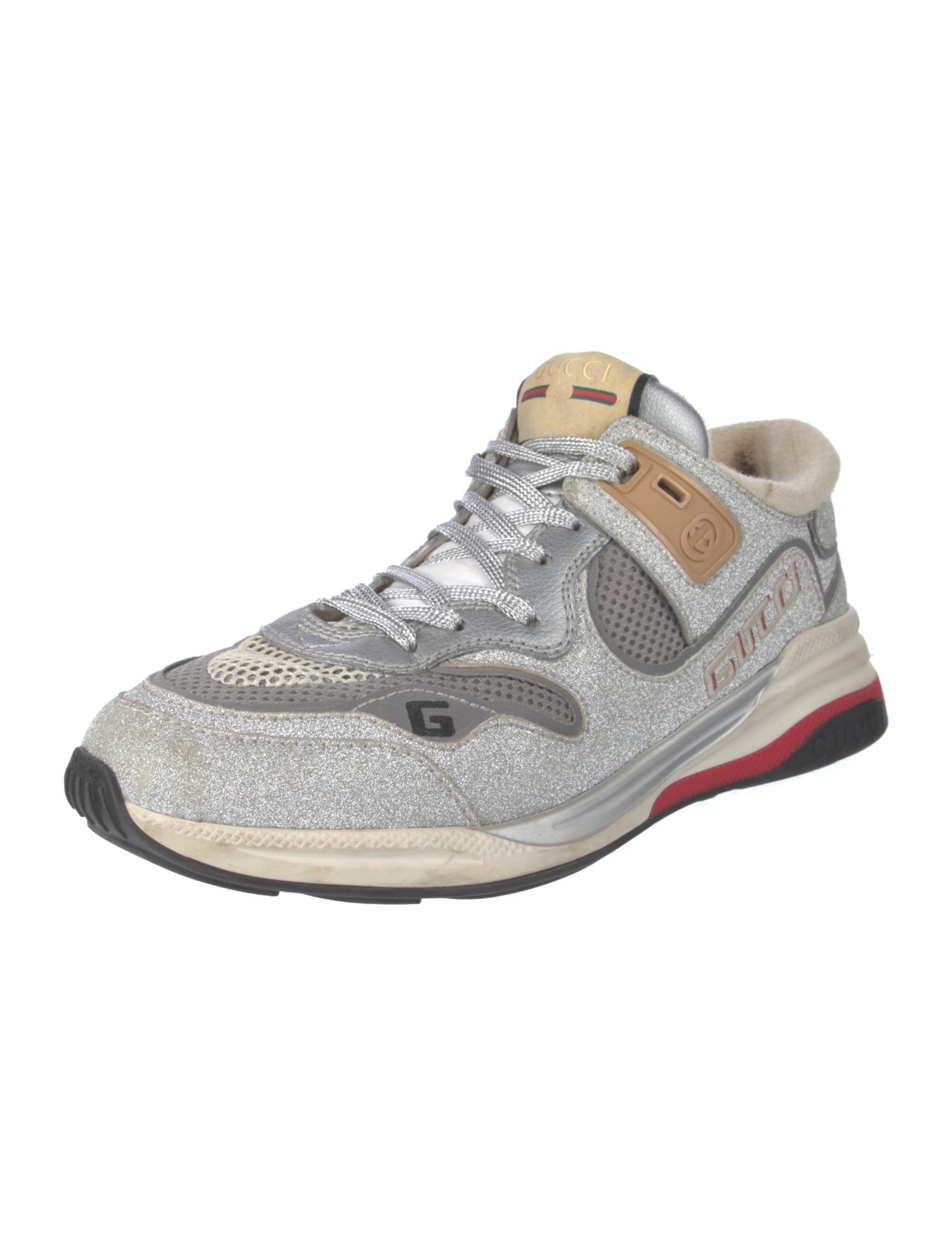 Gucci Glitter Printed Sneakers