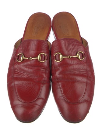 Gucci Leather Mules